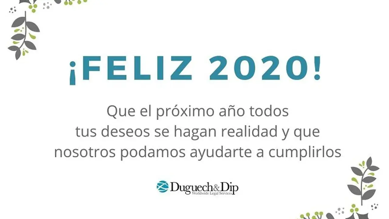 ¡Feliz 2020!