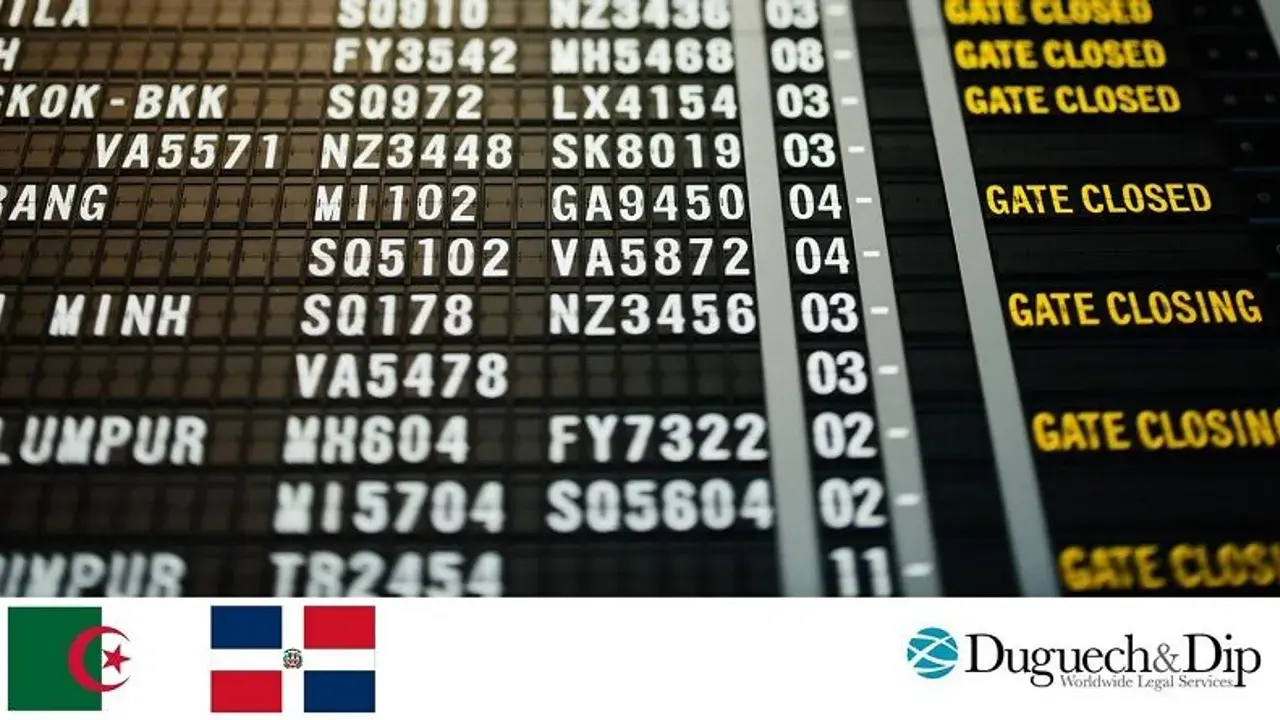 Restricciones en Argelia y República Dominicana por el COVID-19