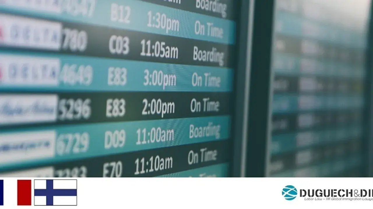 Traffic restrictions in Finland and France